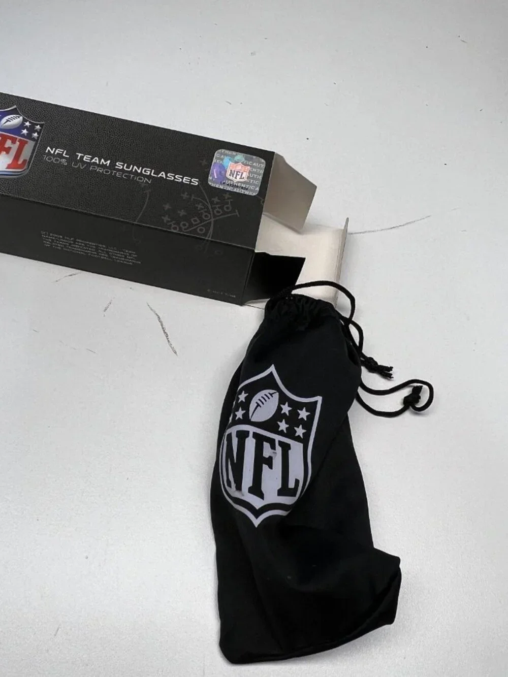 New Orleans Saints Sunglasses Youth Quake with Pouch Bag NFL Official Merch